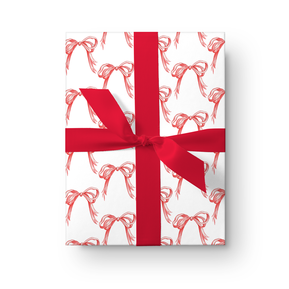 Bows Christmas Wrapping Paper